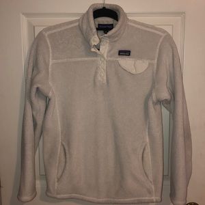 White Patagonia pullover